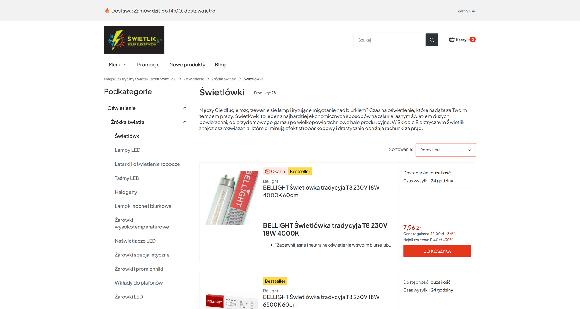 Świetlówka liniowa – gdzie znajduje zastosowanie i kiedy warto ją wybrać?