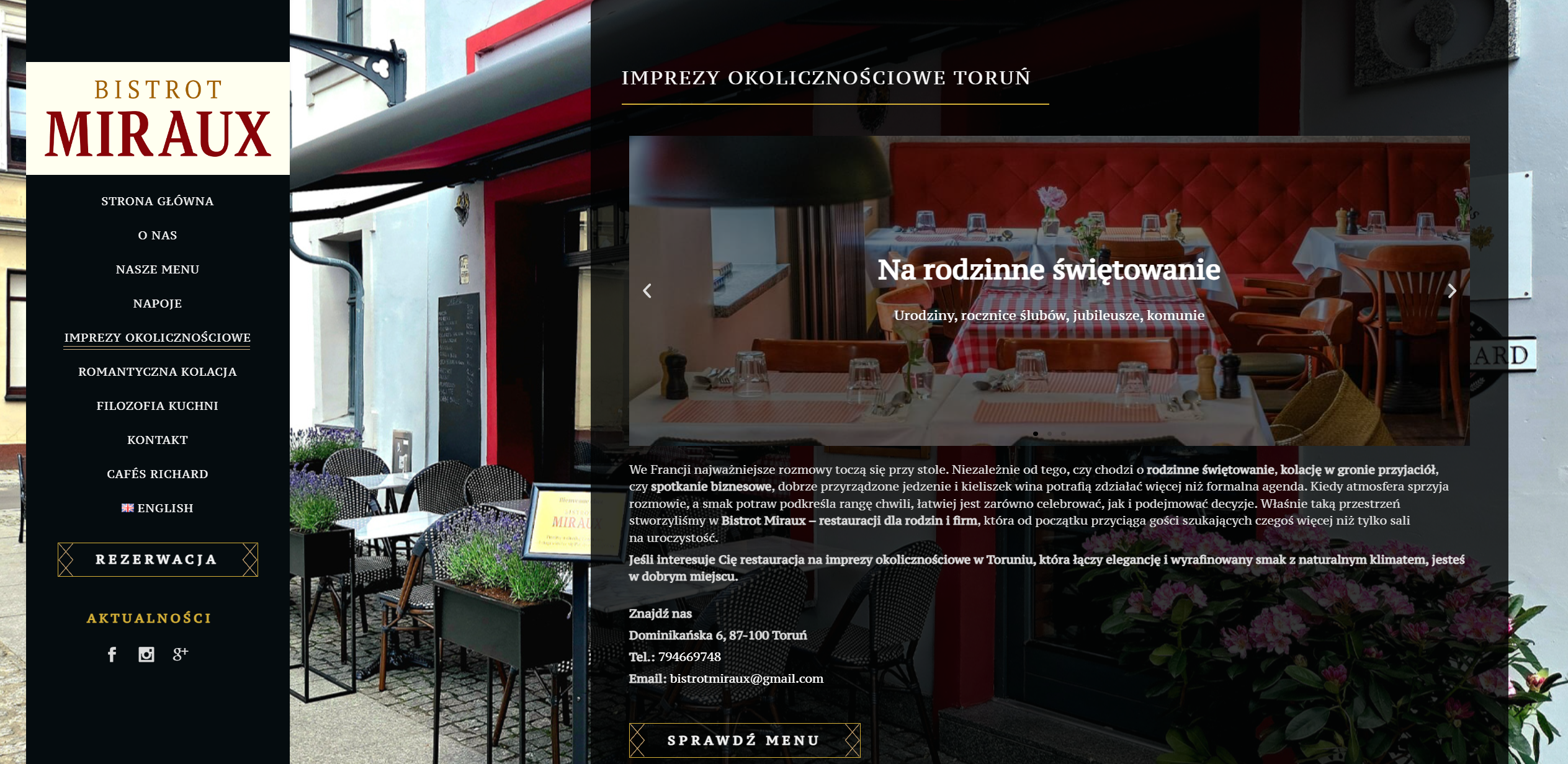 Urodziny, jubileusz czy rocznica w Toruniu? Zorganizuj przyjęcie, które zachwyci gości!